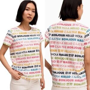 Kate Spade Multicolor Graphic Tee